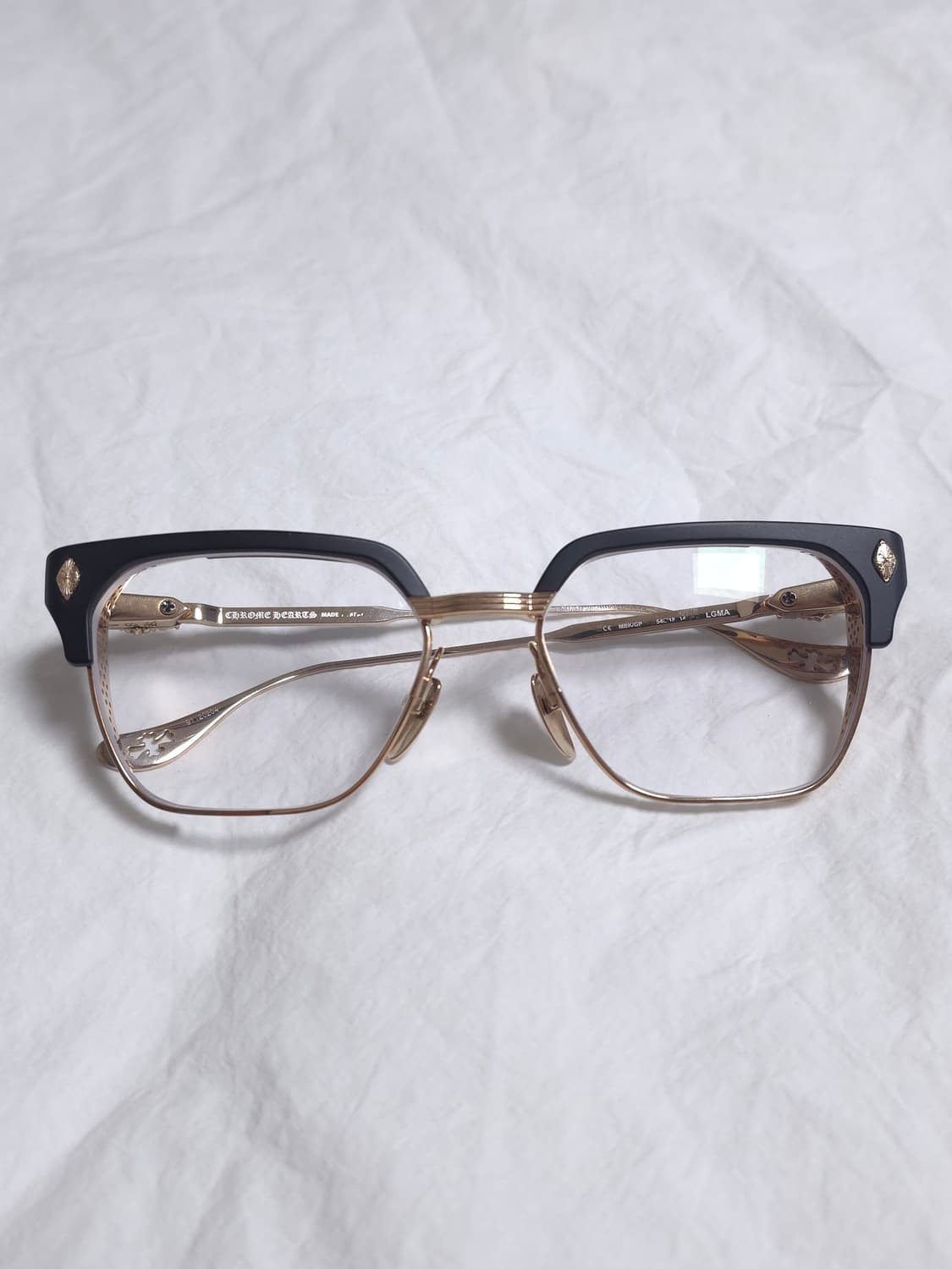 [OS] 크롬하츠 르그마 안경 매트블랙 골드 상품이미지3