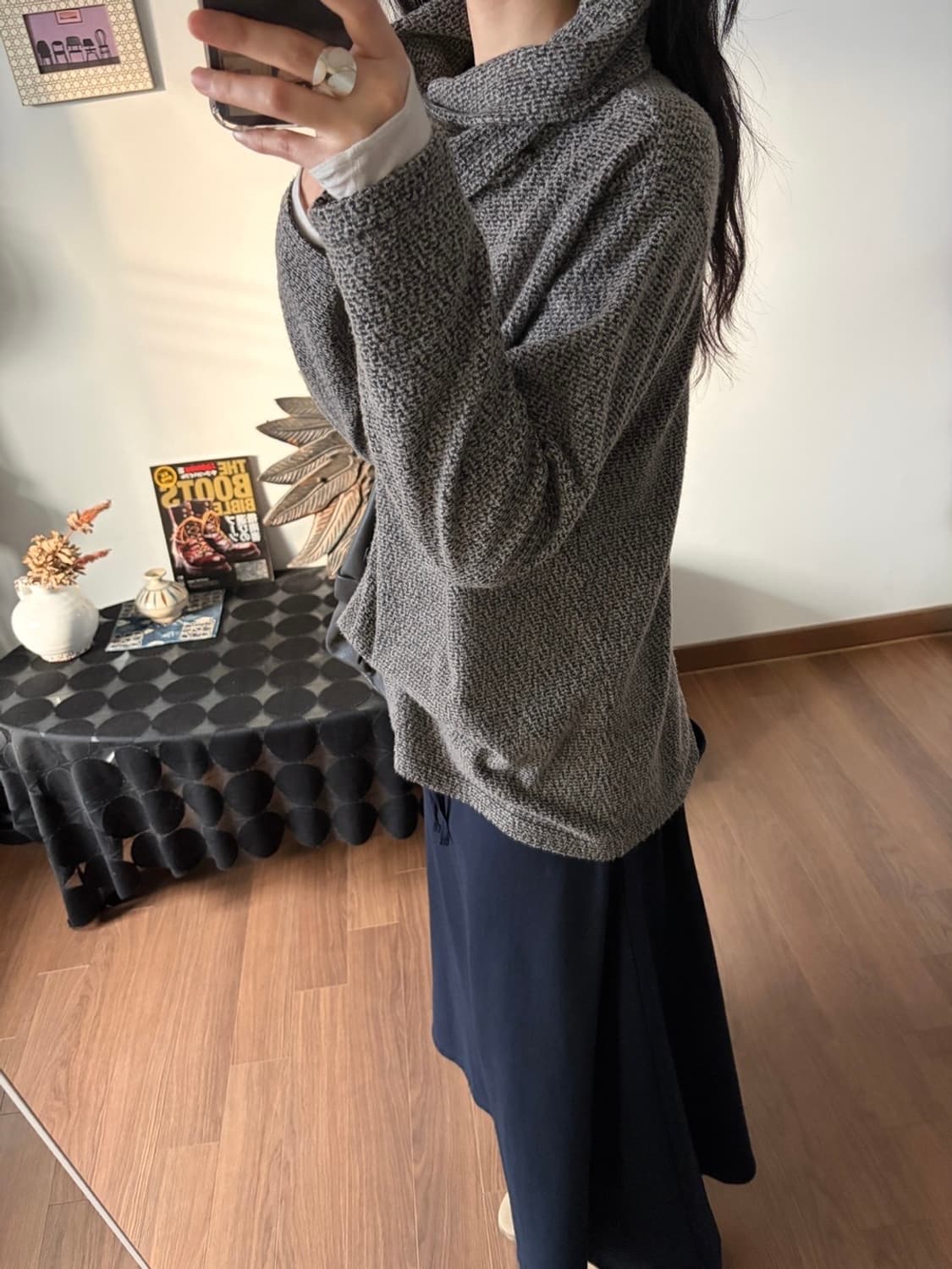 wide turtleneck top 상품이미지4