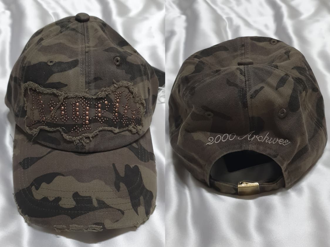 2000ARCHIVES 아카이브스 카모플라쥬 볼캡 모자 상품이미지4