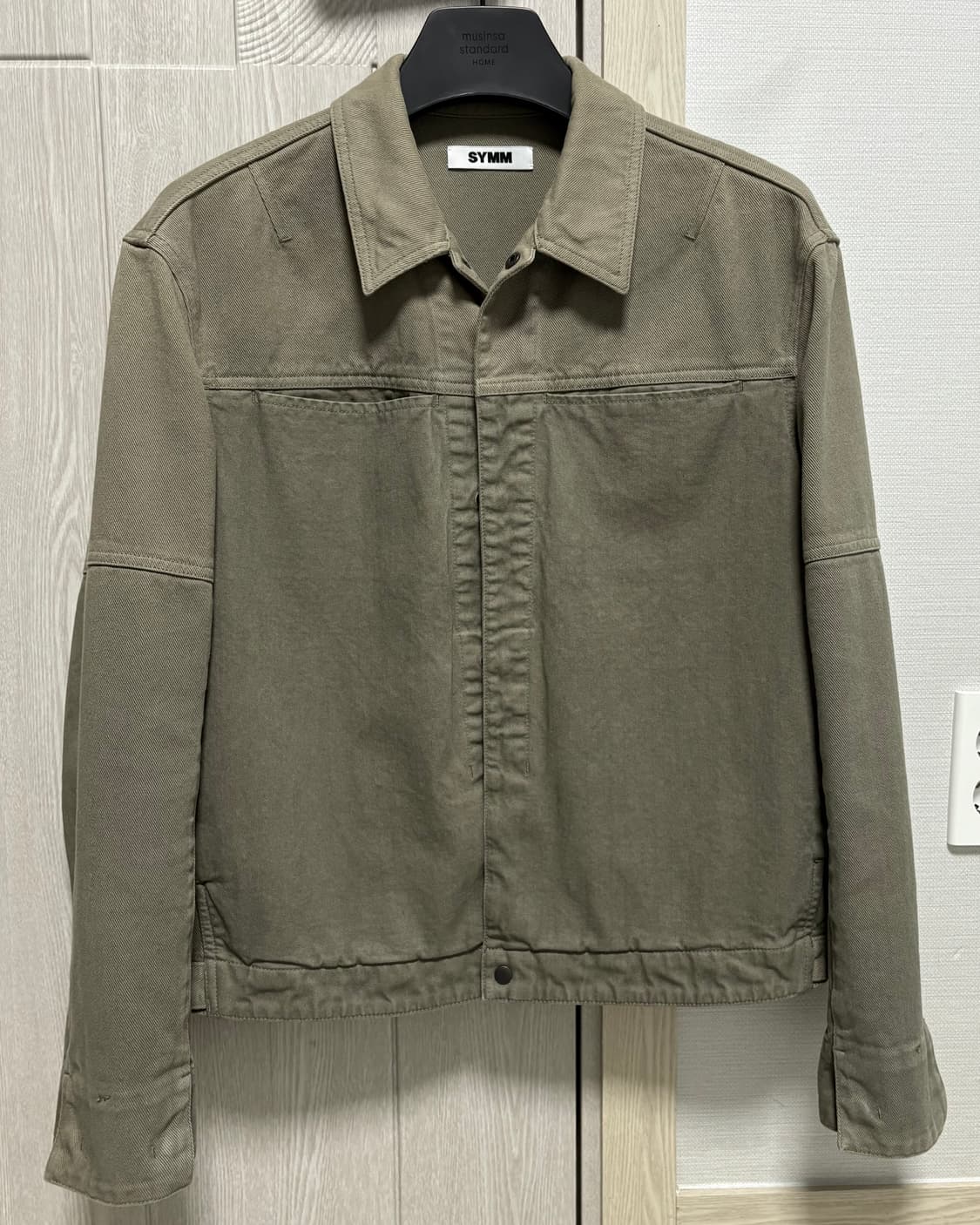 [2]SYMM 워크 자켓 카키 상품이미지4