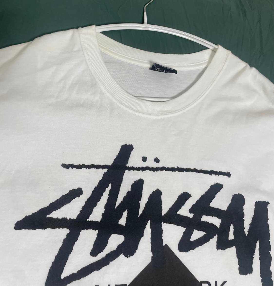 [L] 스투시 도버 스트리트 마켓 월드투어 롱슬리브 티셔츠 화이트 상품이미지6