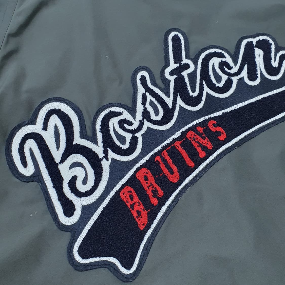 엘엘빈 90s 웜업 자켓 그레이 백패치 L (105-110) 상품이미지6