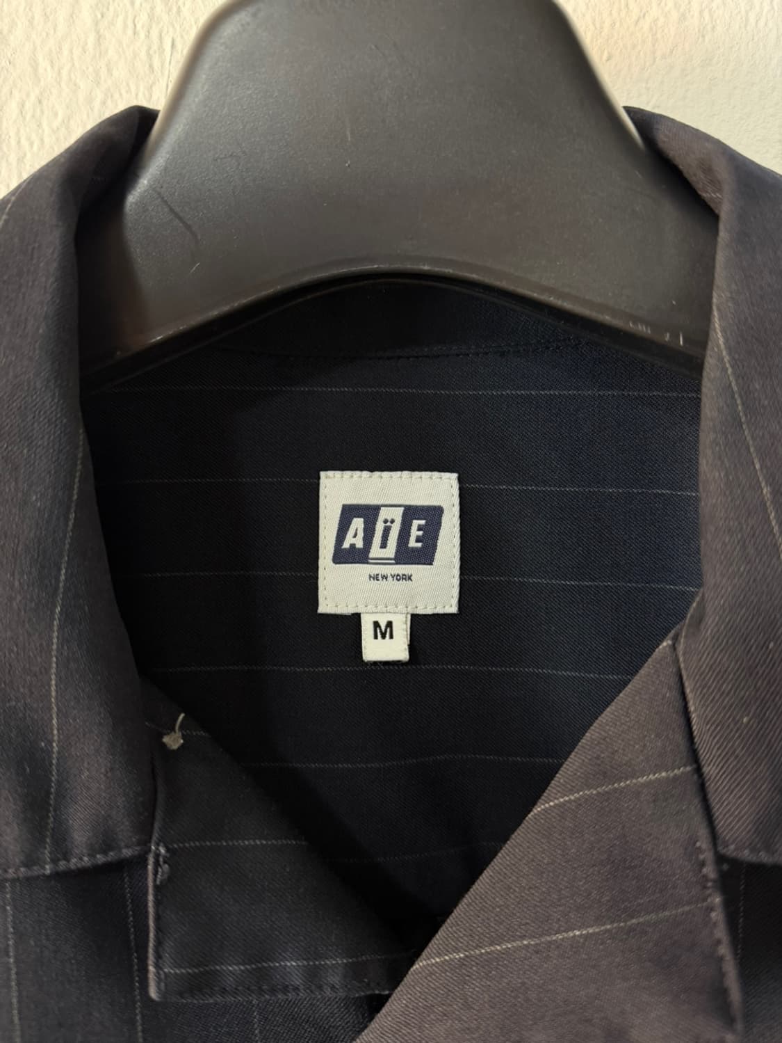 에이아이이 Aie 플리츠 스트라이프 셔츠 상품이미지4