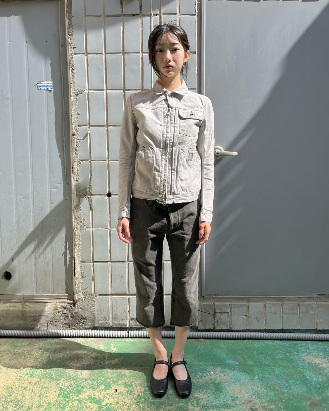 wjk 데님 집업 자켓 상품이미지2