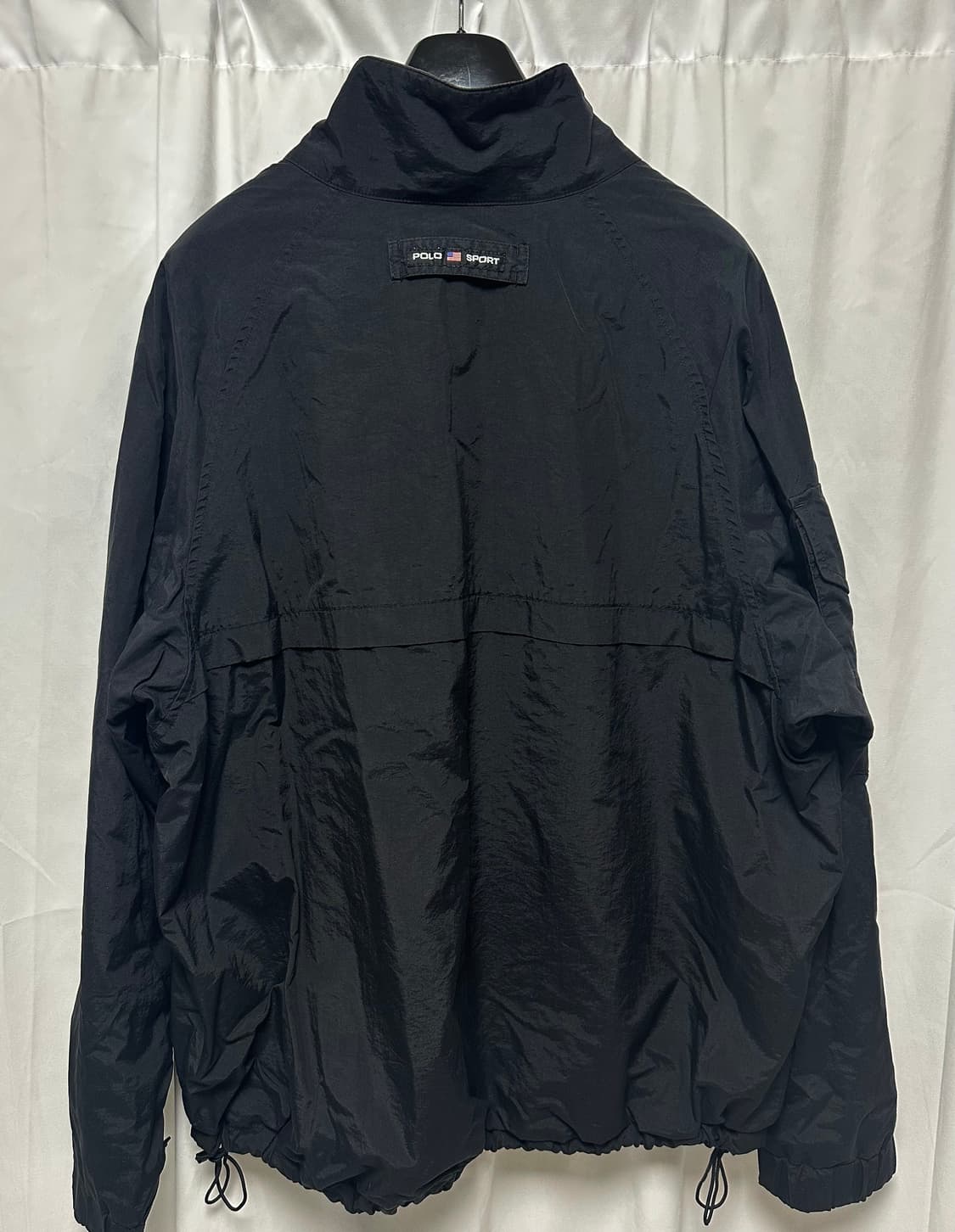 no.179 폴로 스포츠 나일론 블랙 바람막이xxl 상품이미지5