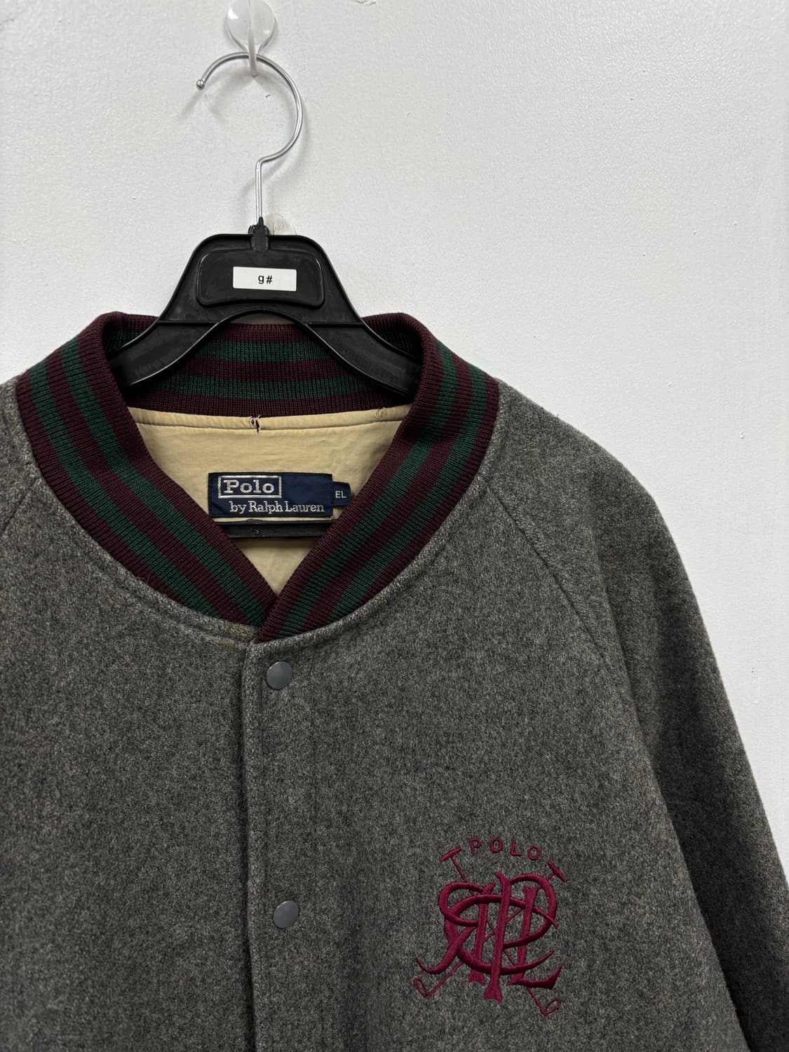 폴로랄프로렌 90s 올드스쿨 모직 바시티 스타디움 자켓 상품이미지2