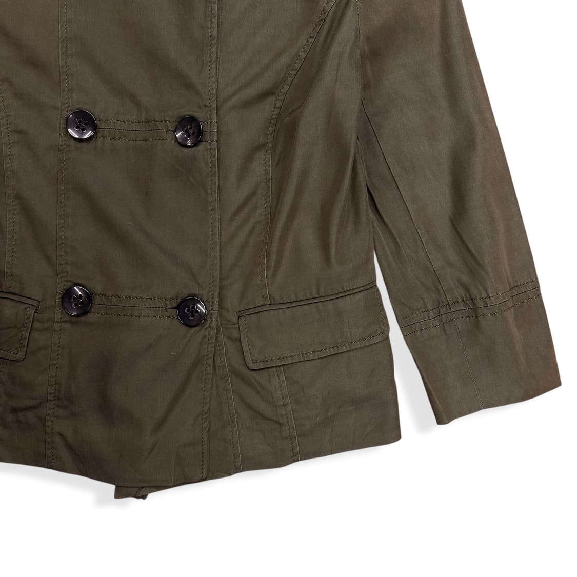 Brown Khaki Napoleon Short Jacket 상품이미지5