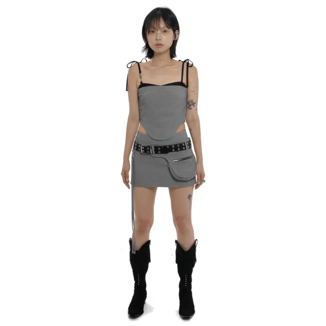 우기착용<새상품>카시코 레이어드 코르셋 상품이미지4