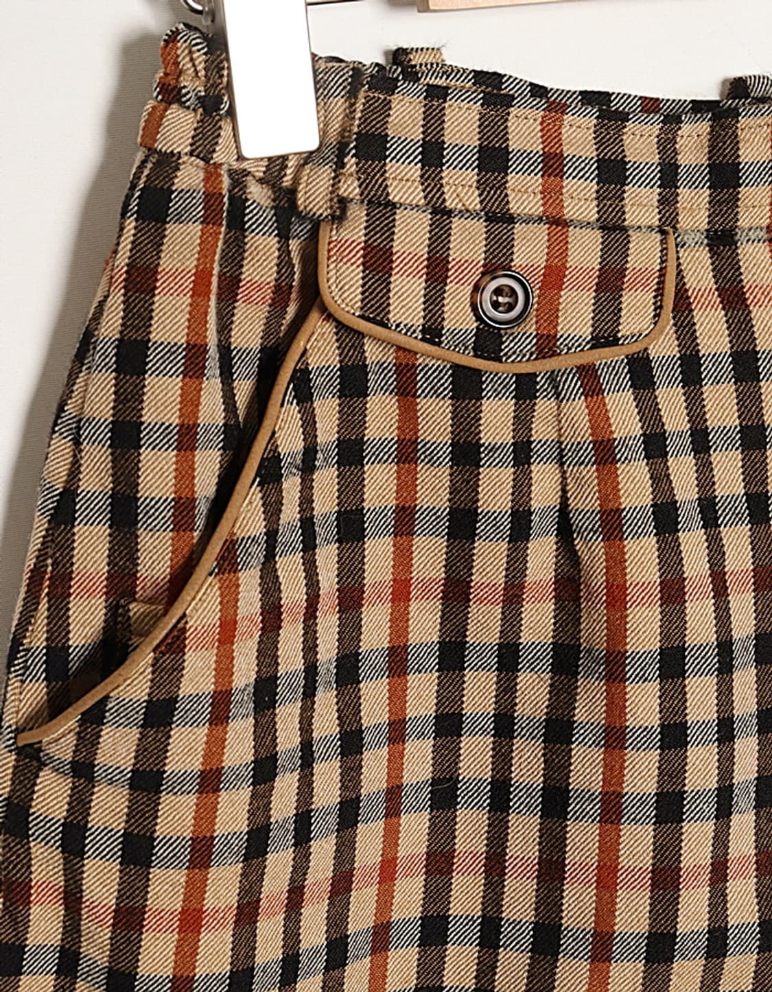 DAKS Check Wool Wide Shorts (27) 상품이미지3