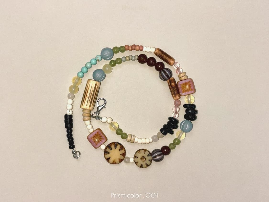 Prism color . 001 | 비즈 목걸이 상품이미지1