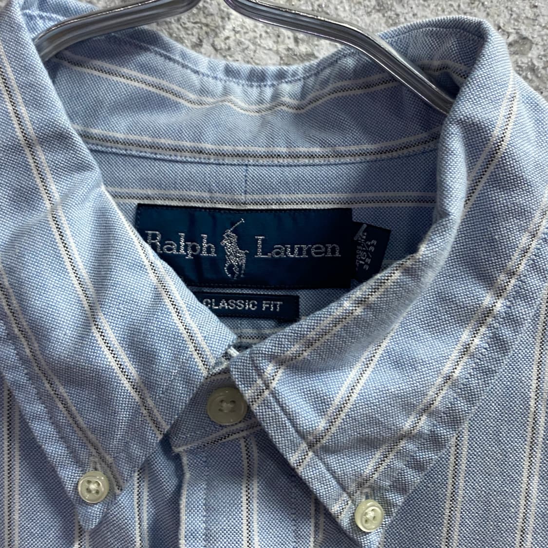 폴로 랄프로렌 클래식핏 스트라이프 옥스포드 셔츠 B3788 상품이미지3