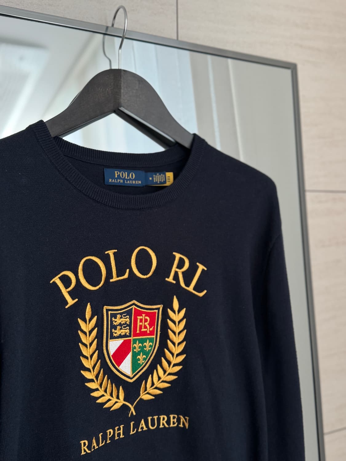 랄프로렌(Ralph Lauren) 크레스트 코튼 크루넥 니트 상품이미지6