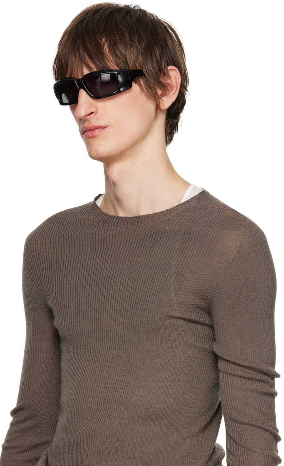 릭오웬스 Rick Rectangular 선글라스 블랙 상품이미지9