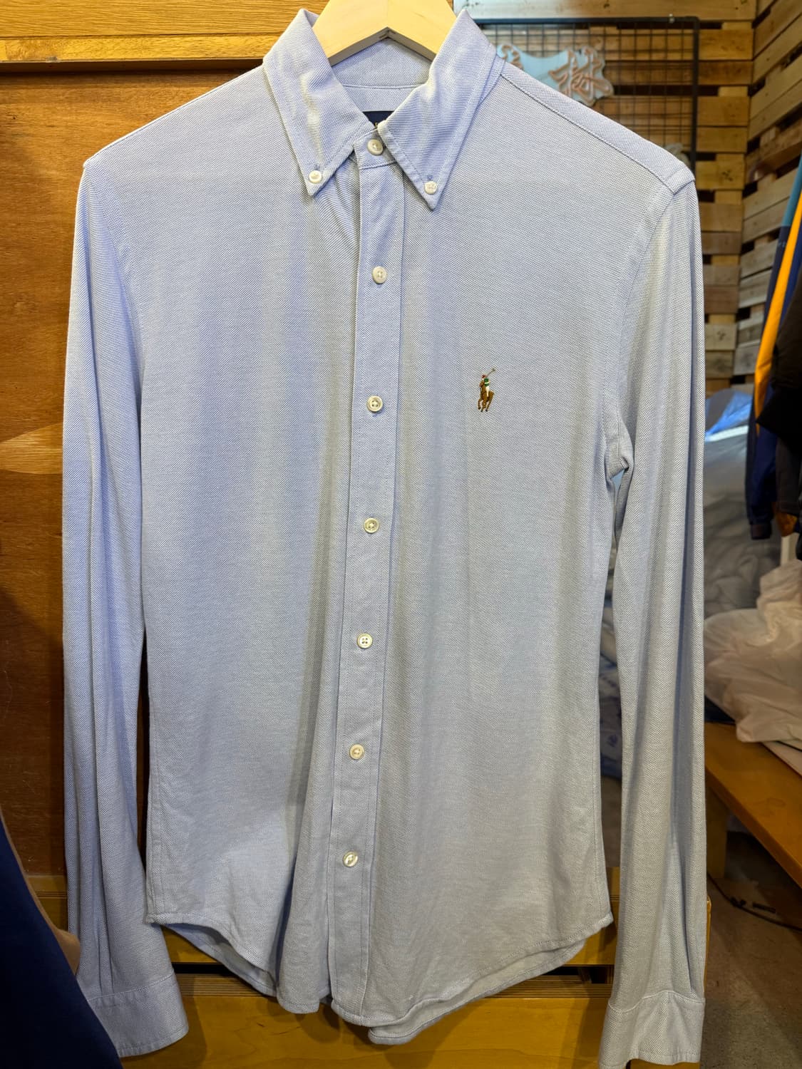 폴로 랄프로렌 멀티포니 스카이 옥스포드 셔츠 상품이미지1