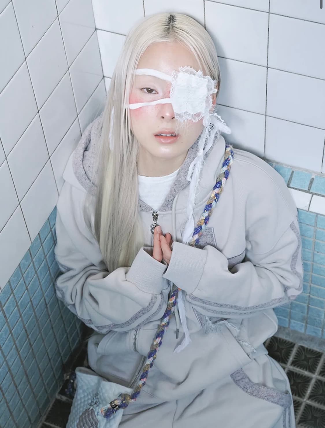 허그유어스킨 후드집업 Free size 상품이미지2