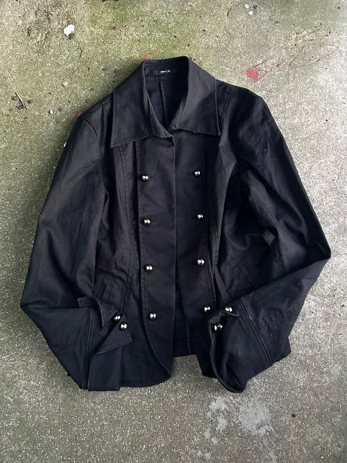 2000s JPN 고딕 블랙 나폴레옹 자켓 상품이미지3