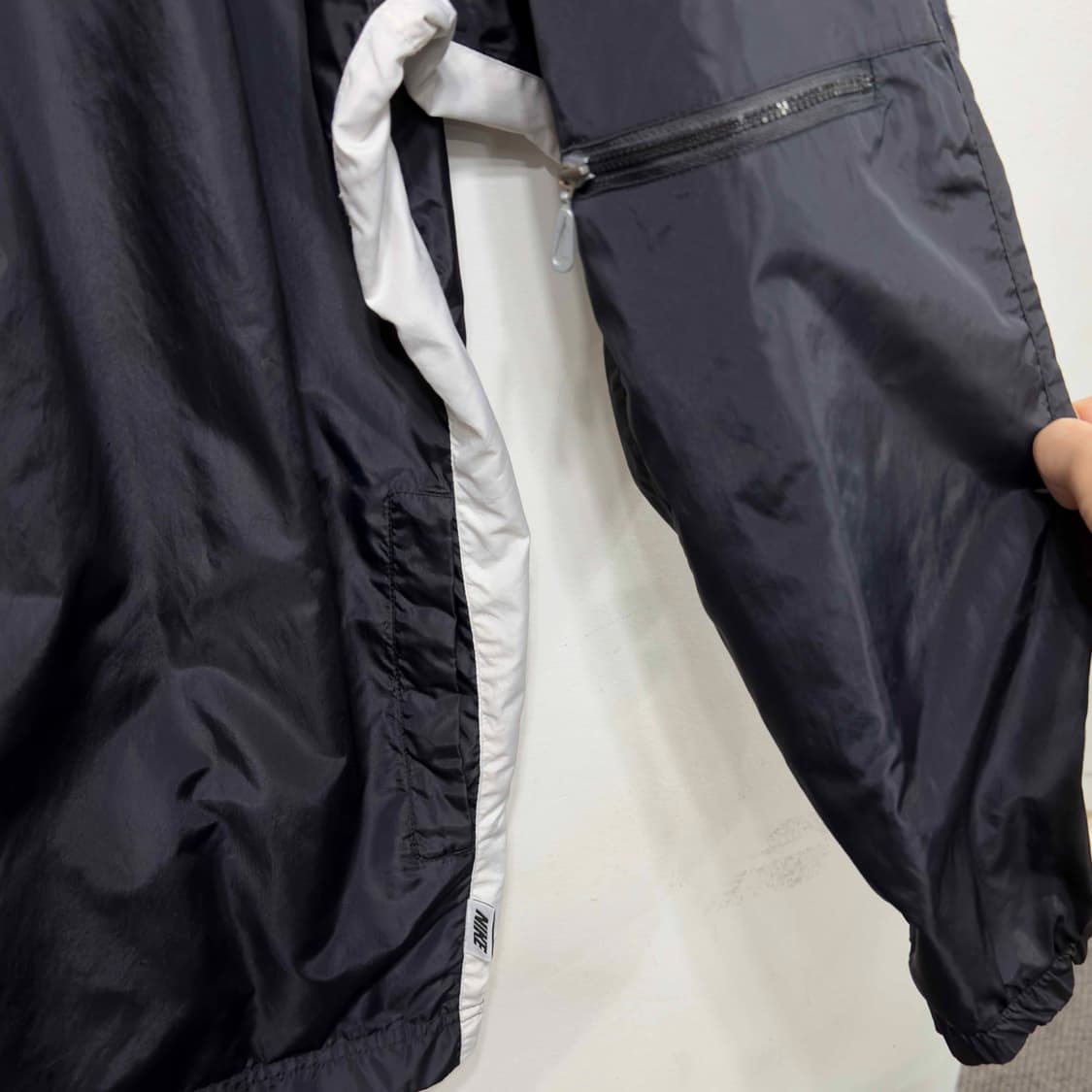 90s 나이키 올드스쿨 후드 바람막이 자켓 상품이미지4