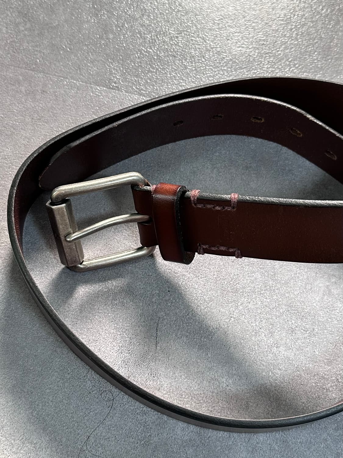 리바이스 브라운 레더 벨트 (vac.02) 상품이미지2