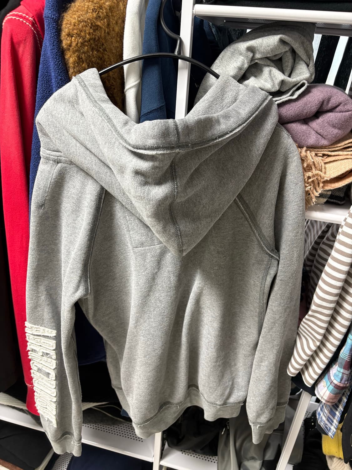 Abercrombie & Fitch 그레이 후드집업 상품이미지4