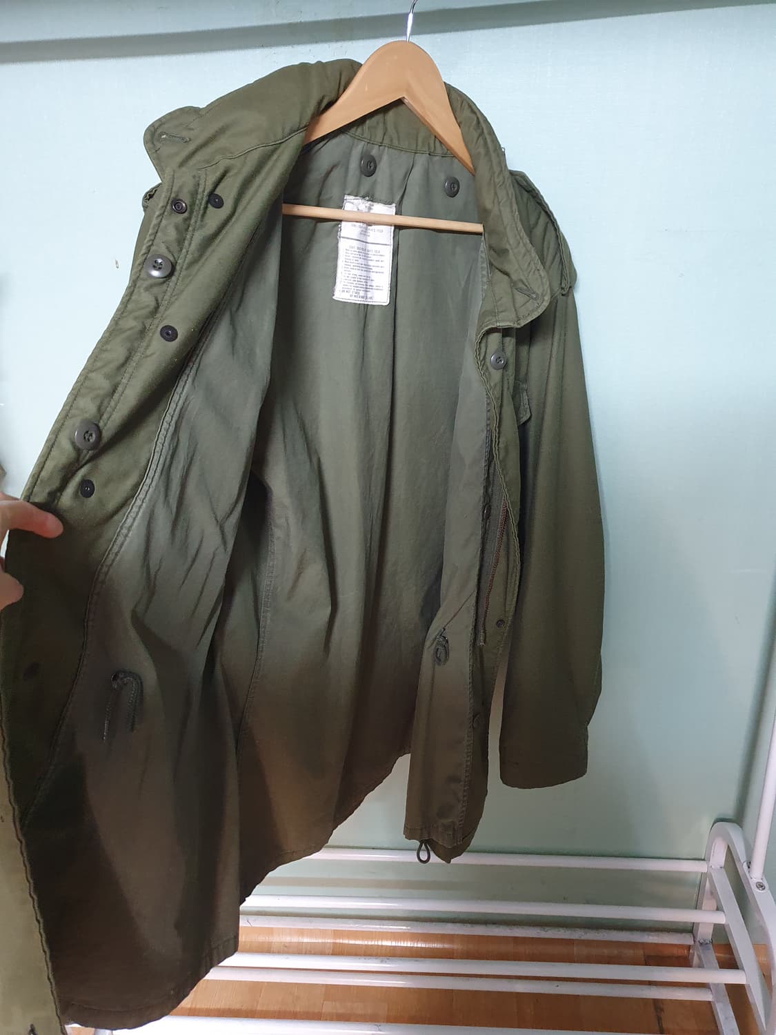 미군 M65 데드스탁 자켓 미디움 롱 상품이미지6