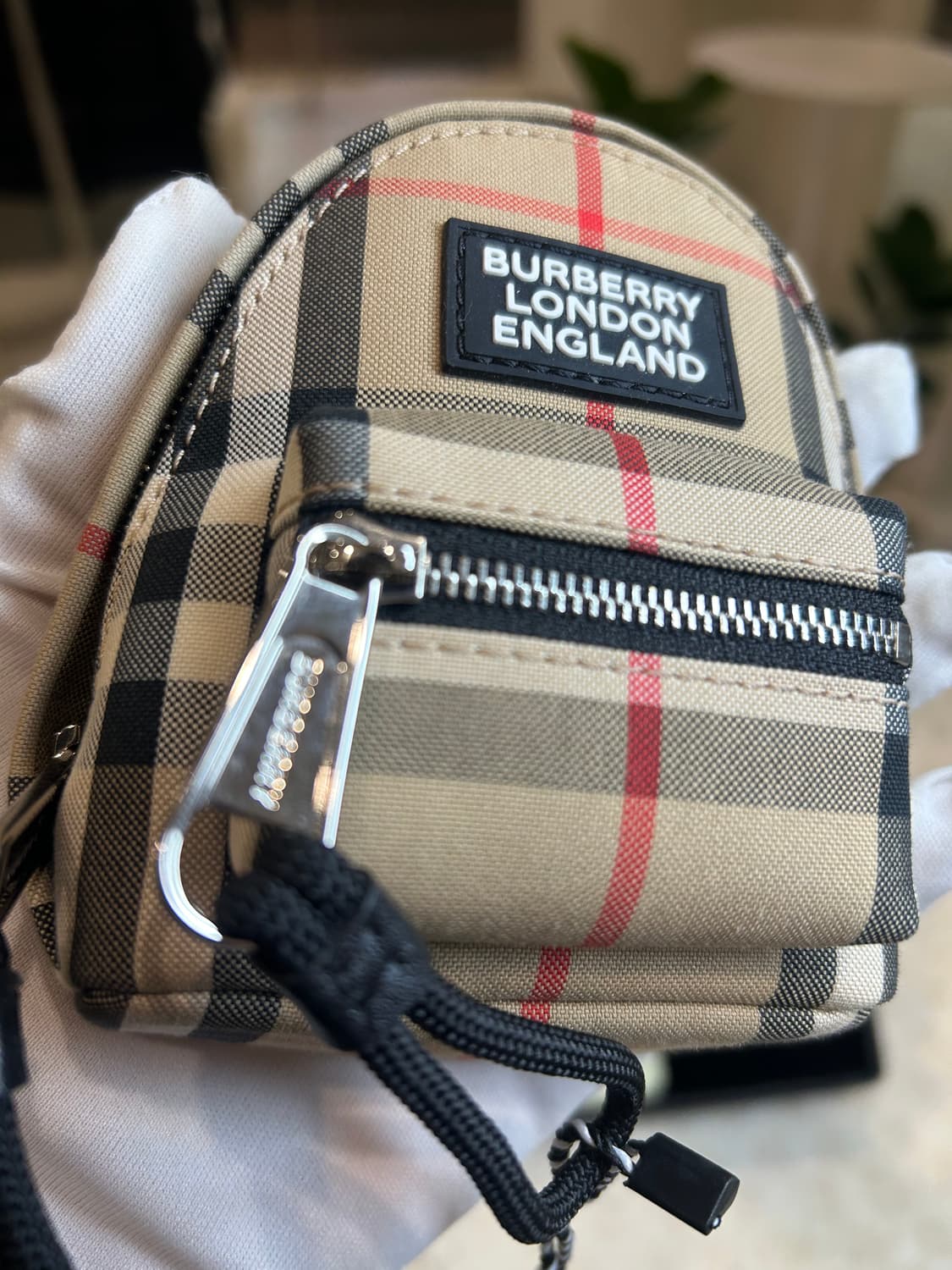 [정품/중고] 버버리 미니 백팩 키링 / 백참 상품이미지3