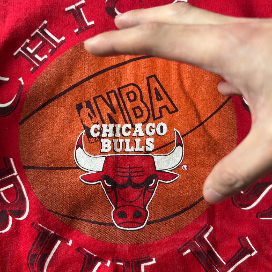 90s USA Chicago Bulls Jordan Sweatshirt 상품이미지5