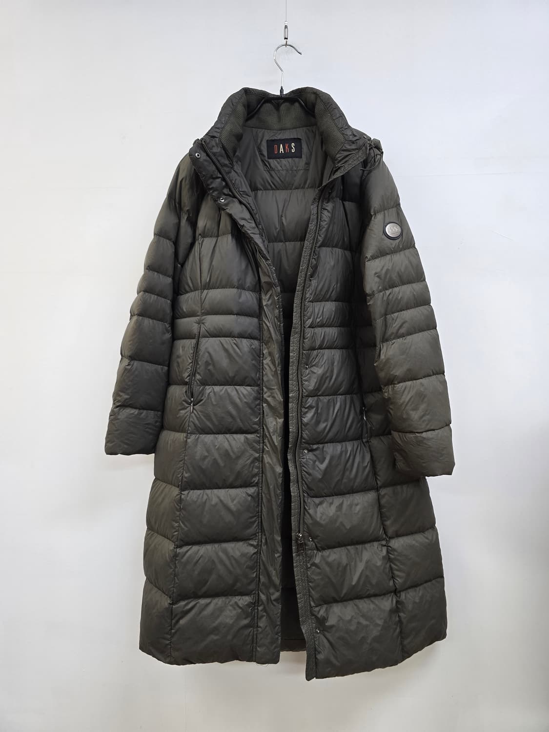 닥스 라인 예쁜 구스 롱패딩 카키 상품이미지1