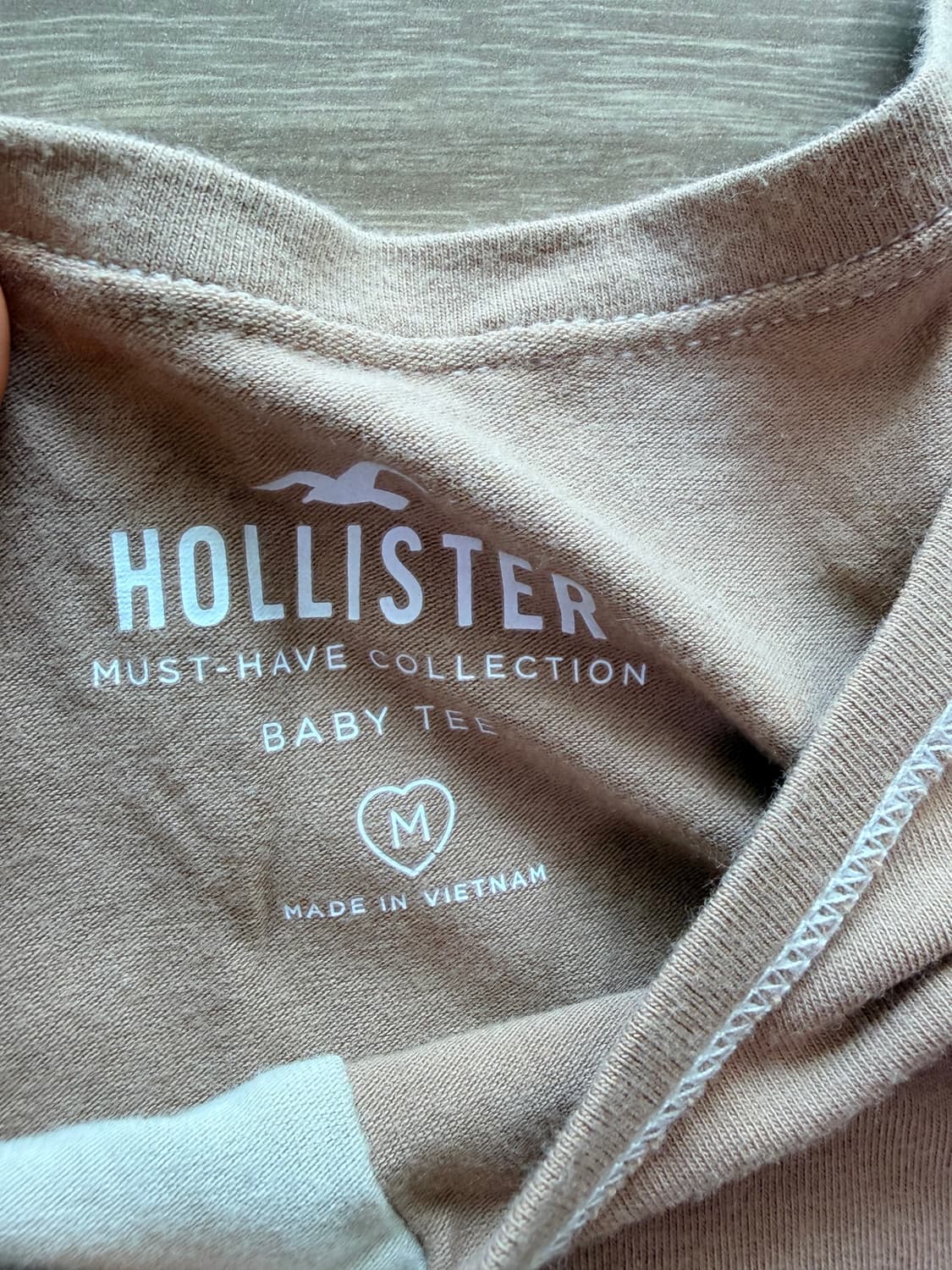 홀리스터 베이지 긴팔티  상품이미지2