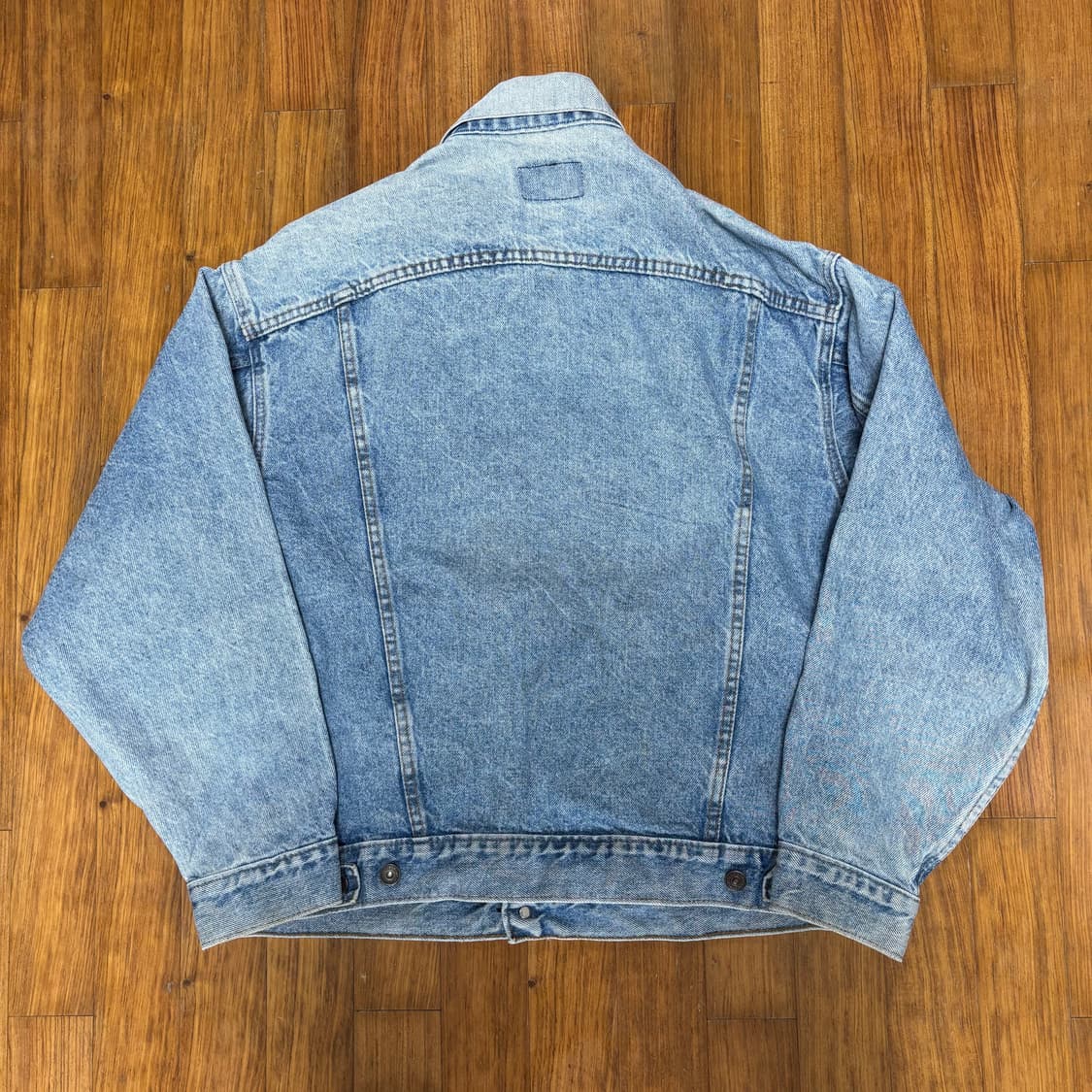 80s USA 빈티지 리바이스 70507 데님 트러커자켓 L 상품이미지2