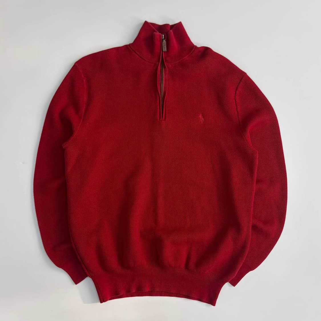 [M] 폴로 랄프로렌 하프집업 피마코튼 니트 상품이미지2
