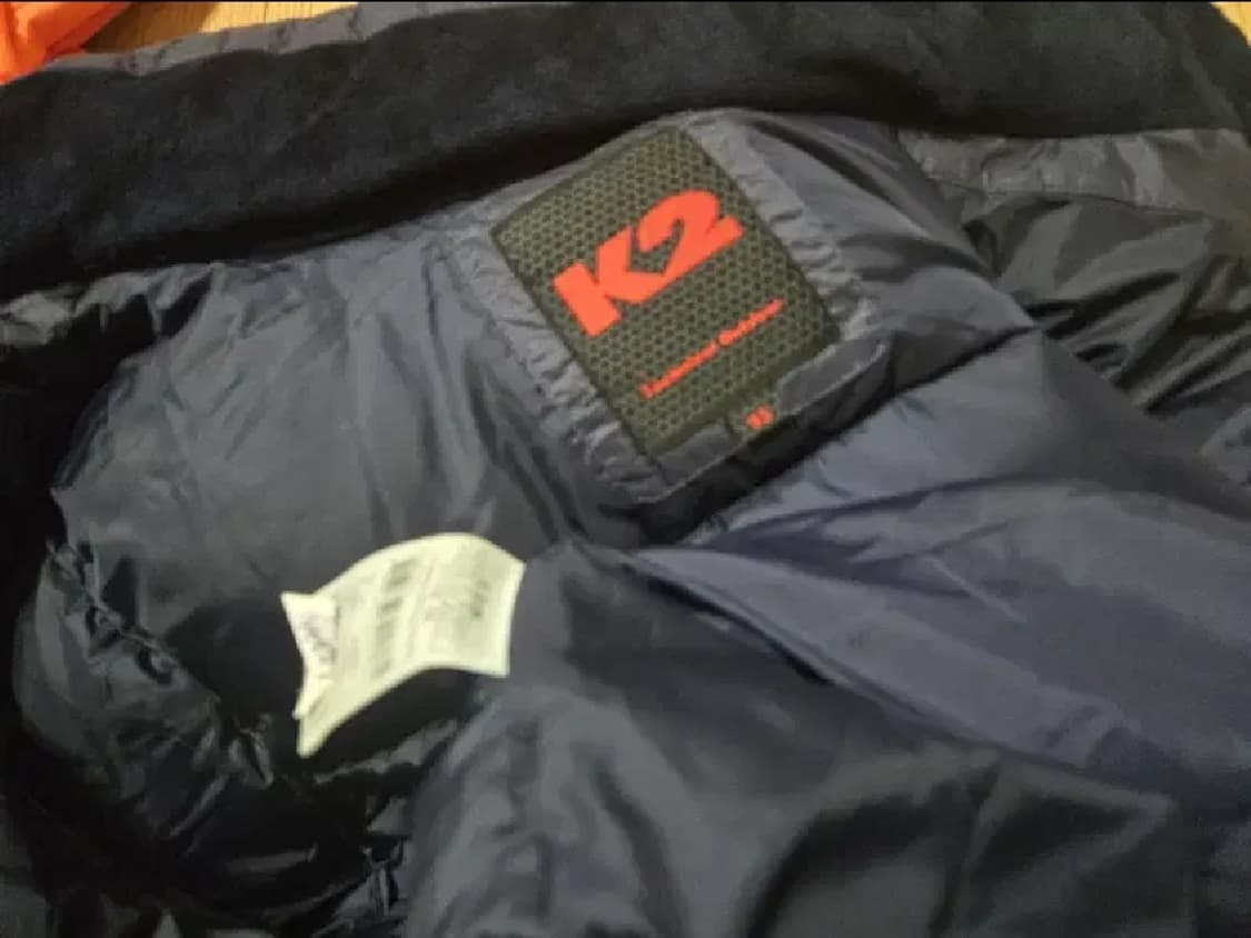 K2  롱패딩 95 네이비 a급 상품이미지3