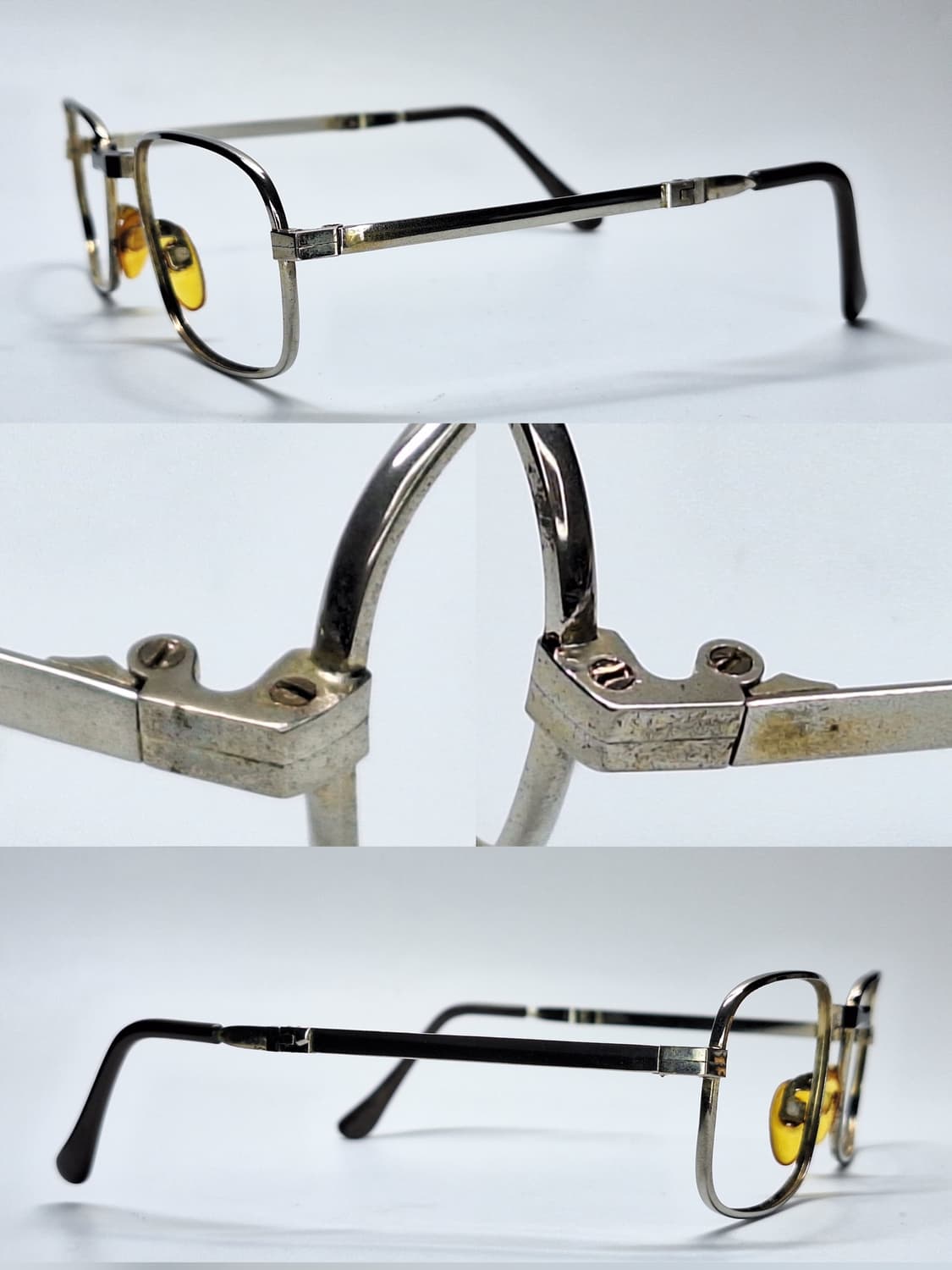 80s 일본 빈티지/ 접이식 폴딩 휴대용 안경테 수입 패션 아이웨어 클래 상품이미지7