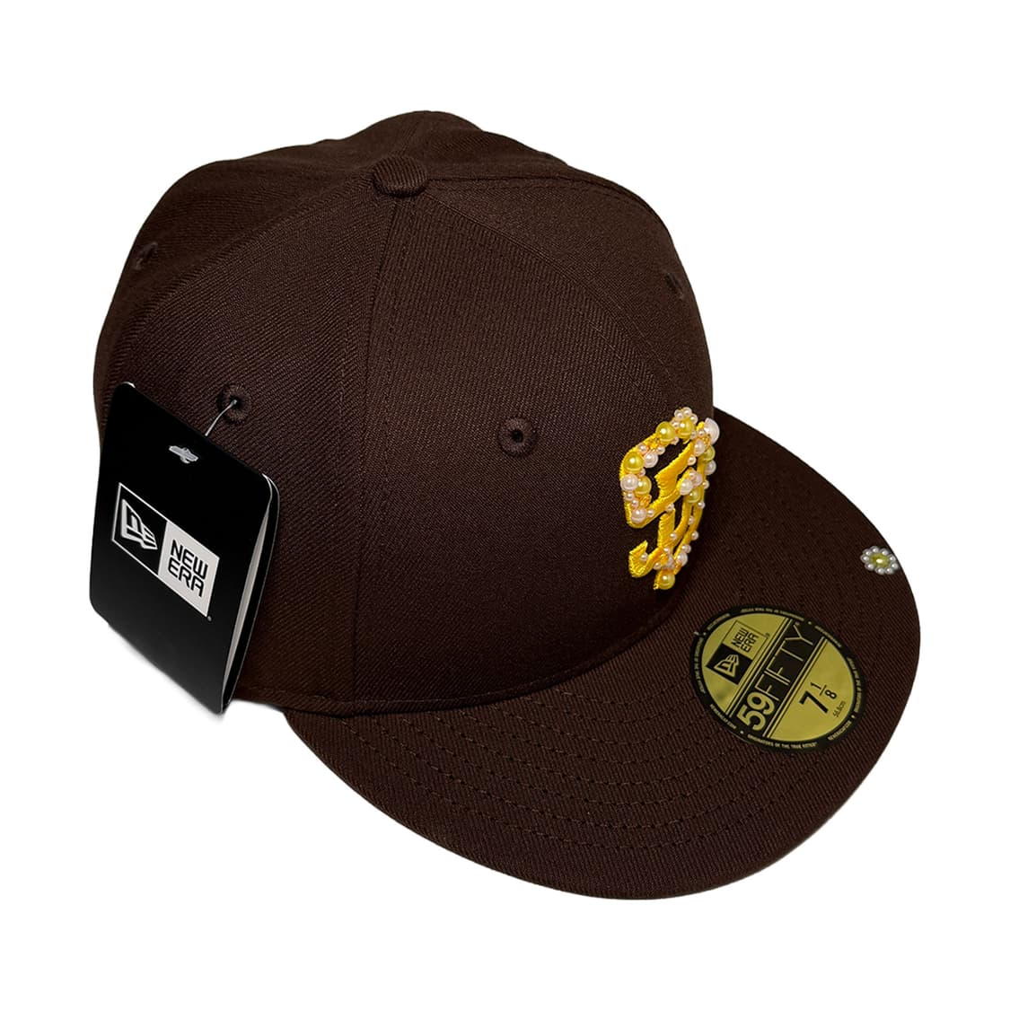 S Yellow flower point🌼 Custom Cap 7 1/8 상품이미지6