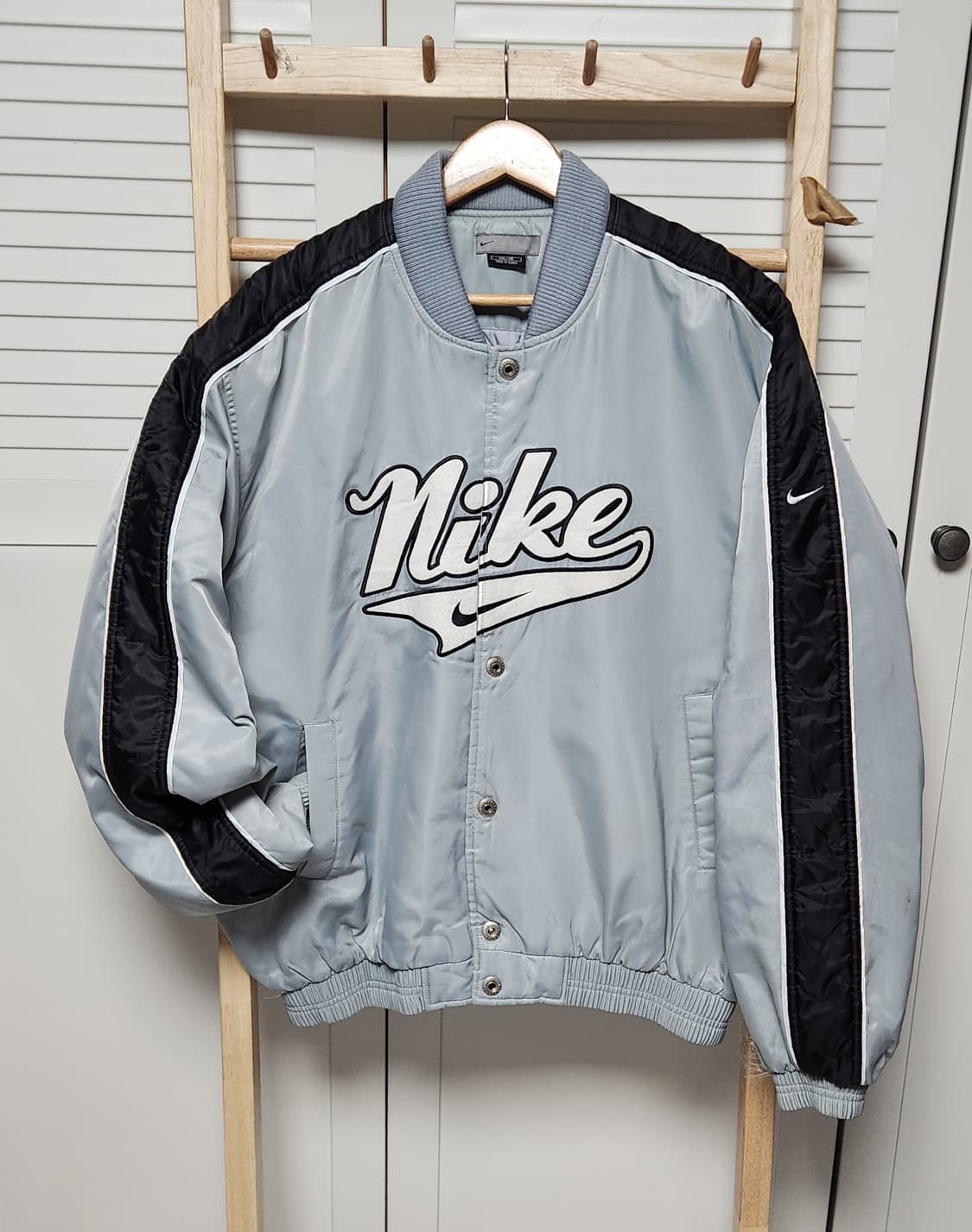 대장 나이키 빅로고 00s 올드스쿨 스타디움 블루종 자켓 상품이미지1