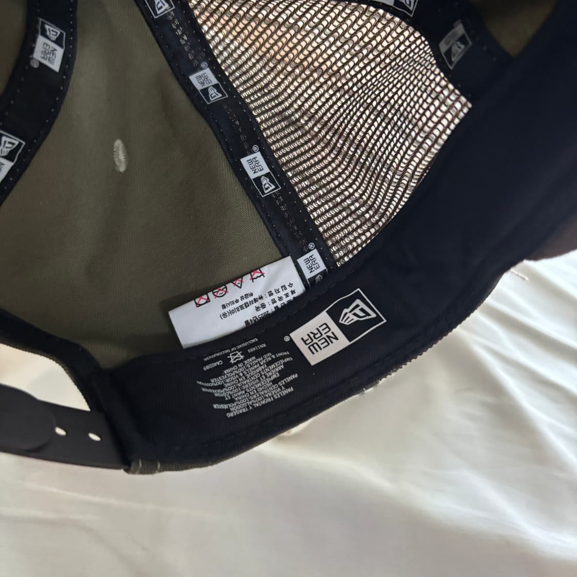 뉴에라 x 썬러브 카모 캡모자 상품이미지3