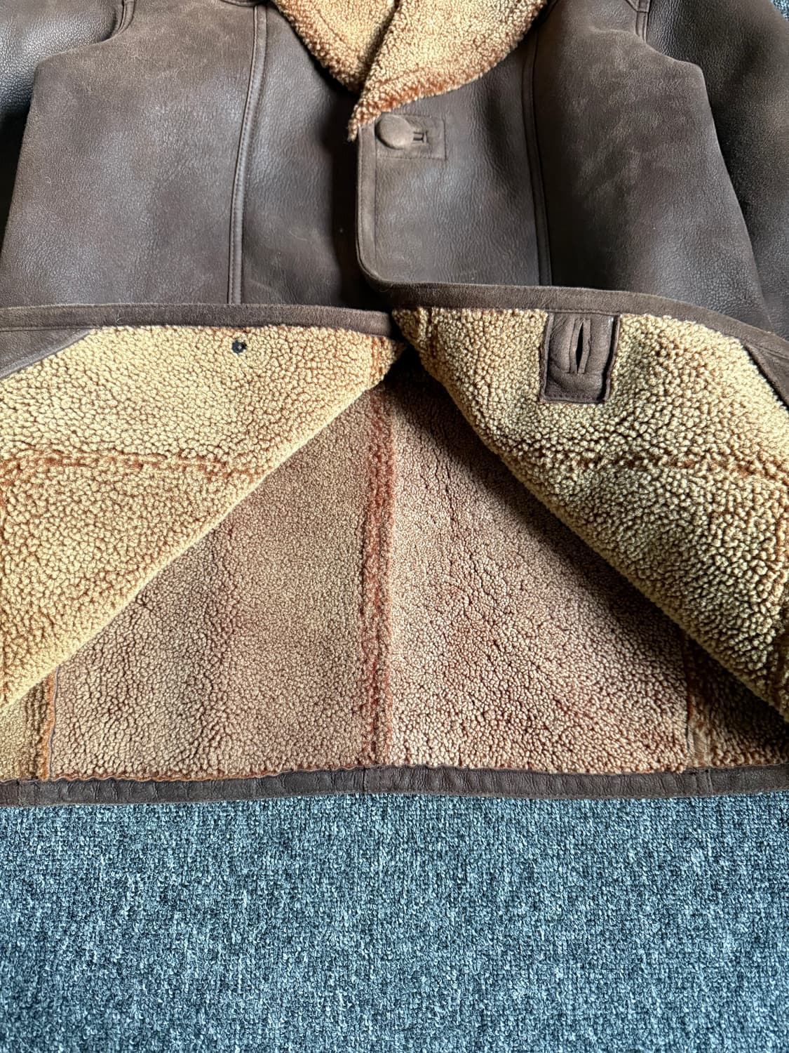 LAPOMME 90s 양가죽 무스탕 상품이미지9