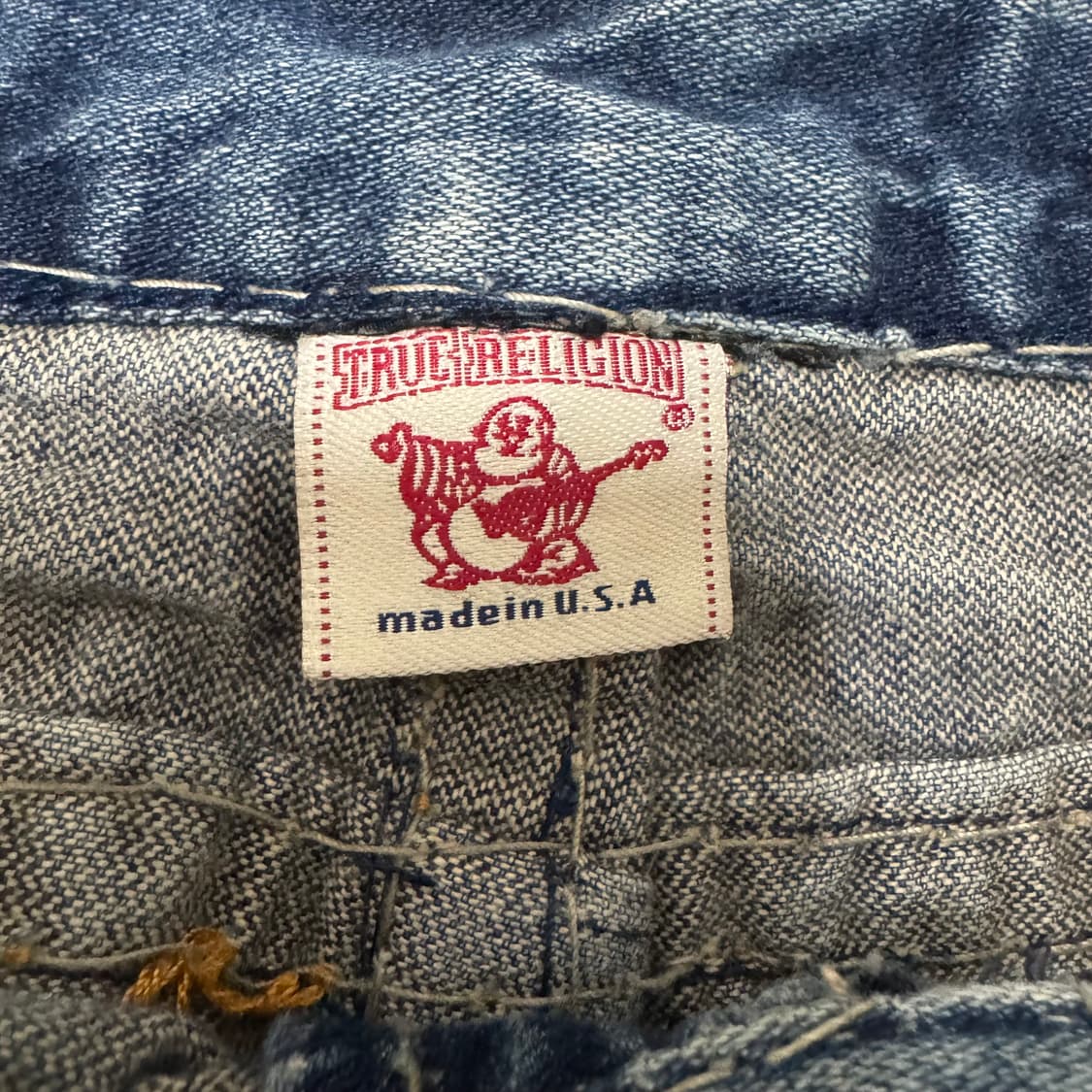 트루릴리젼 월드투어 로건 슈퍼티 붓다 자수 플레어 부츠컷 데님팬츠 상품이미지9