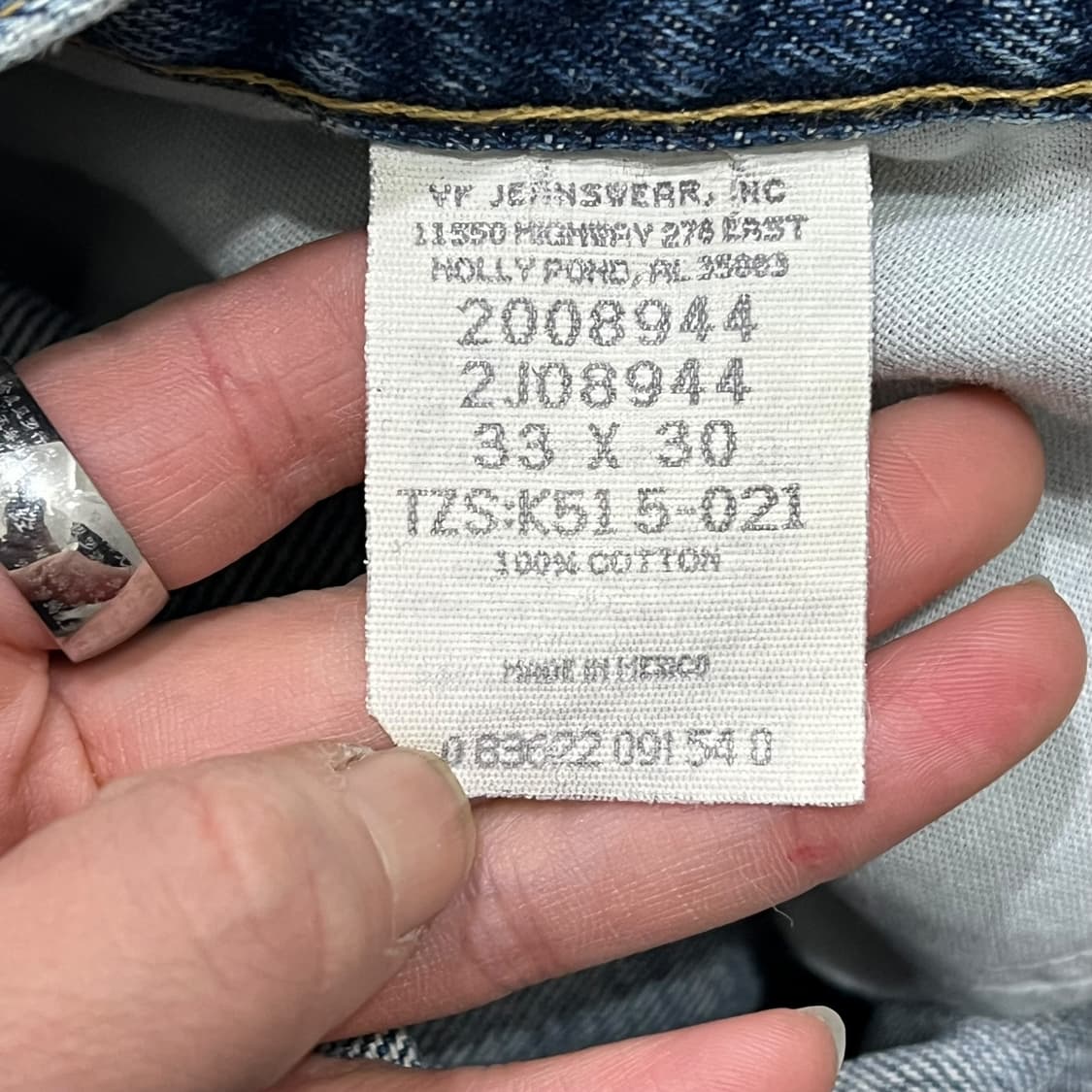 리 워크 데님팬츠 s08760 상품이미지7