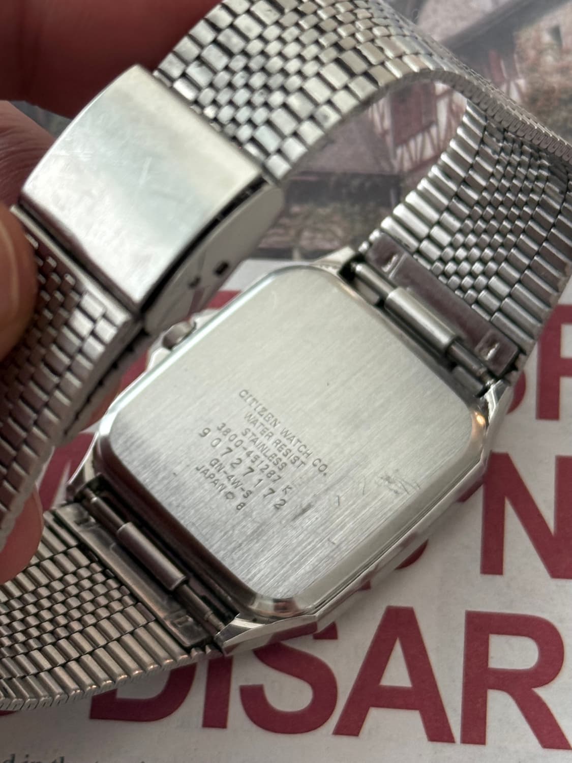 Citizen 시티즌 스퀘어 쿼츠 데이-데이트 상품이미지4