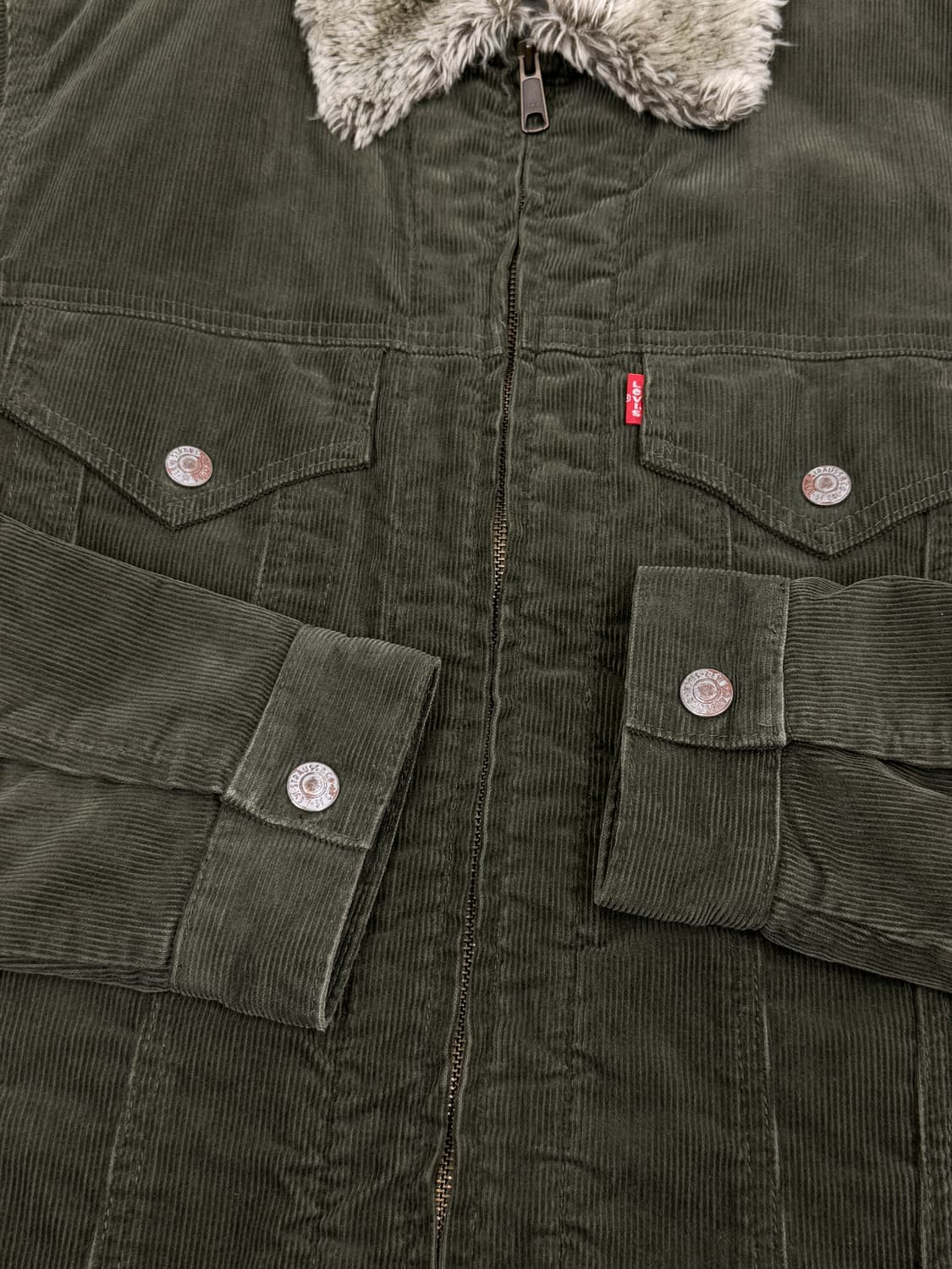 리바이스 제팬 포우 퍼카라 코듀로이 트러커 자켓 상품이미지9