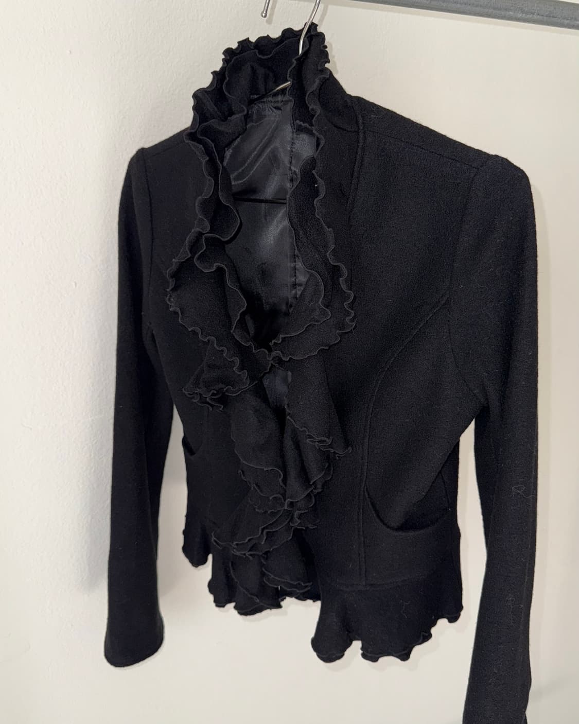 빈티지 프릴 울 자켓 상품이미지2