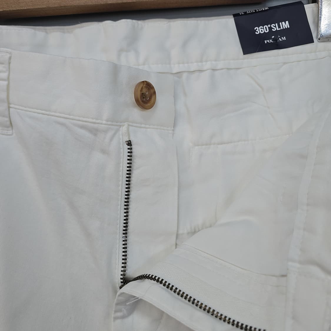 새제품)폴햄(POLHAM) 슬림핏 코튼 스판 팬츠 31 상품이미지6