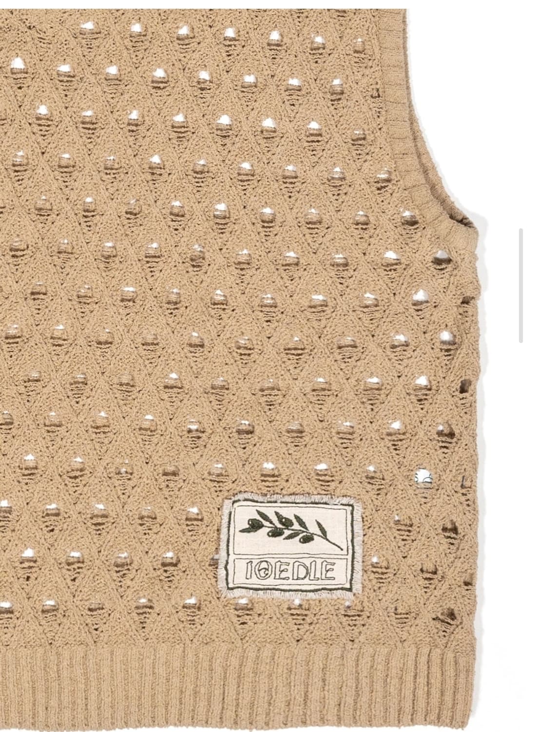 이외들 올리브유 메쉬 니트 베스트 베이지 1사이즈 새제품 상품이미지7