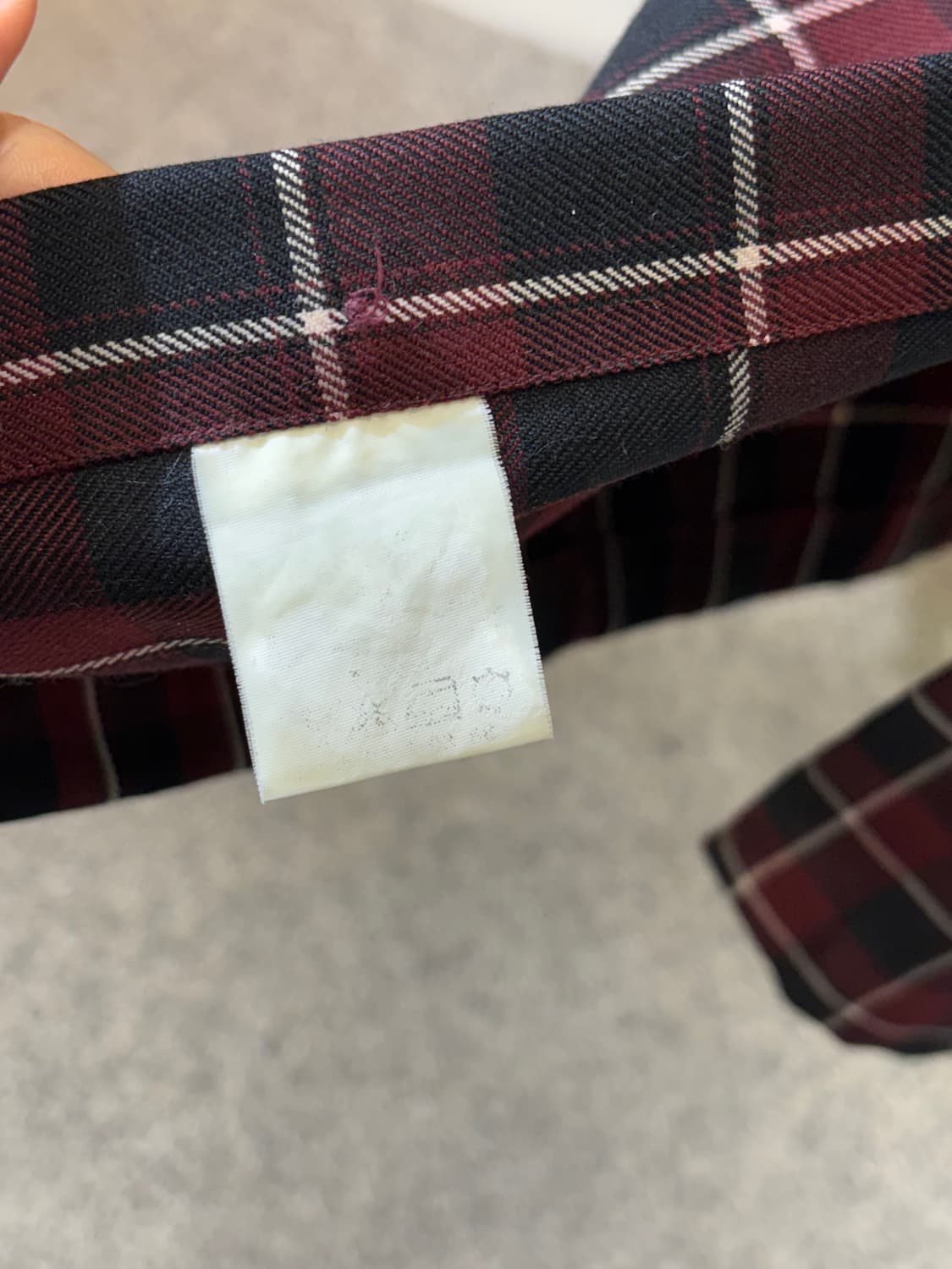 입생로랑 체크 셔츠* 상품이미지8