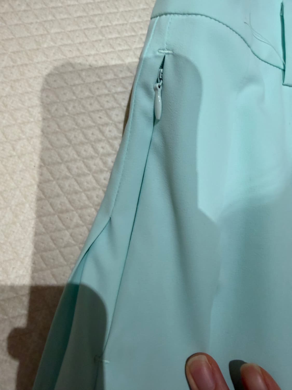 클로브 플리츠 스커트 민트M 상품이미지7