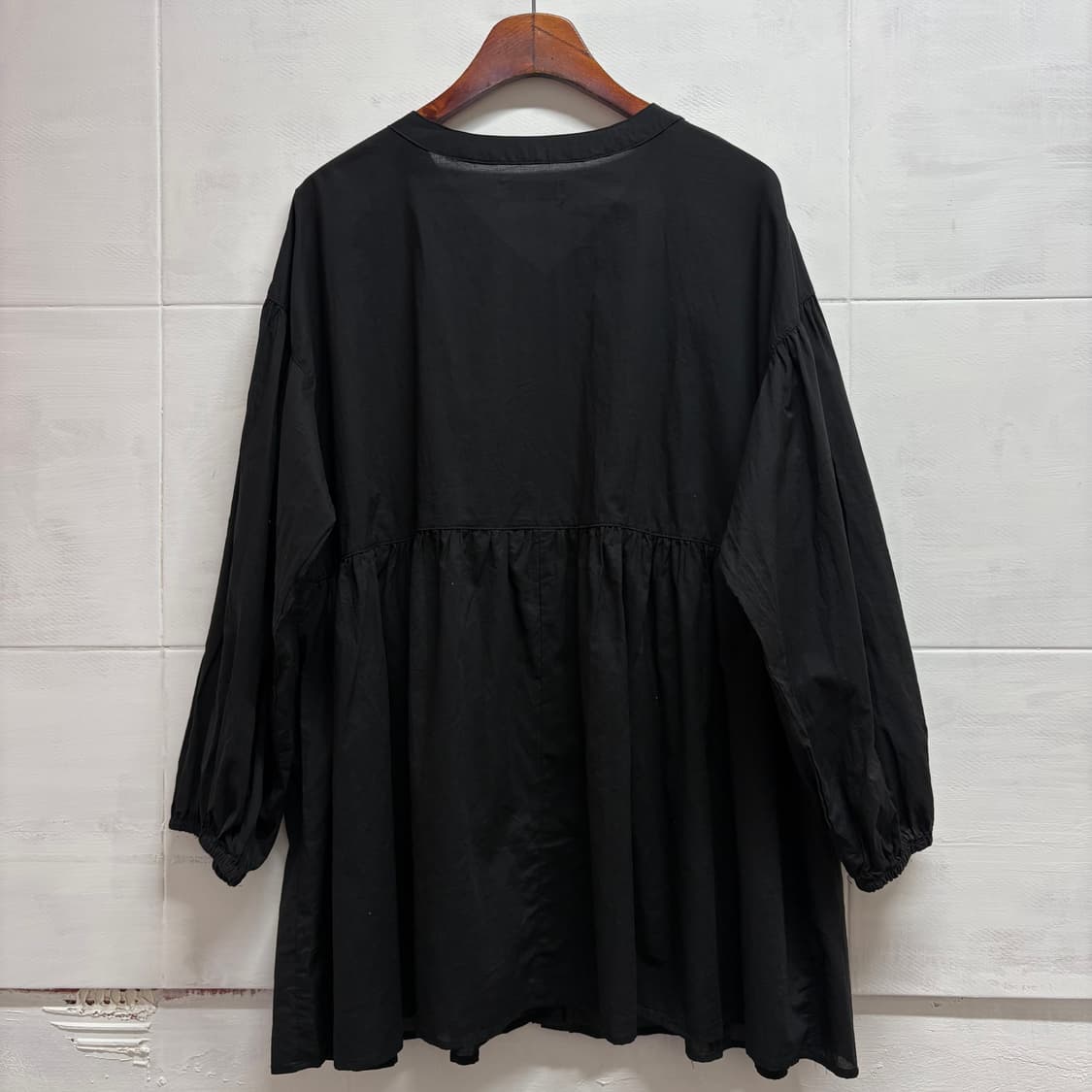 SEASON REASON 블랙 펀칭 자수 모리걸 블라우스 JPN 상품이미지5