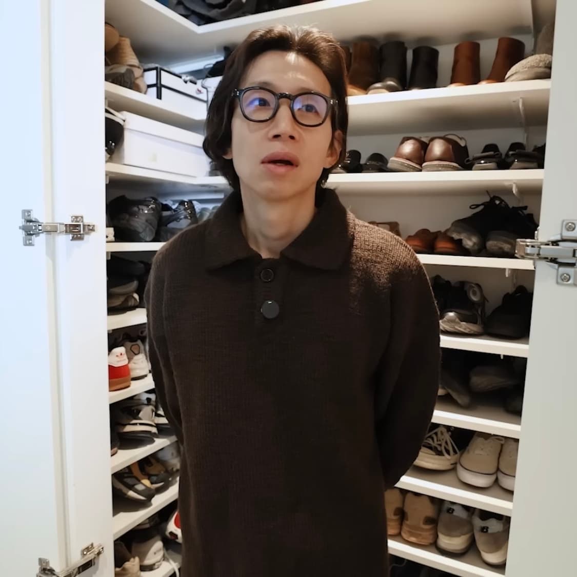 아모멘토 원버튼 카라니트 상품이미지2