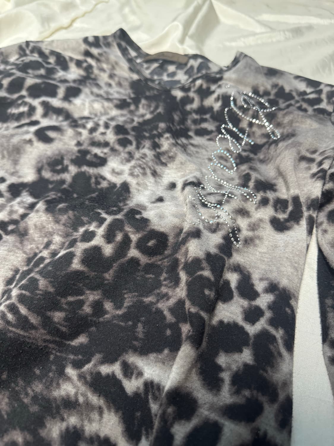 Vkei Mode Leopard Design Long Sleeve 상품이미지4