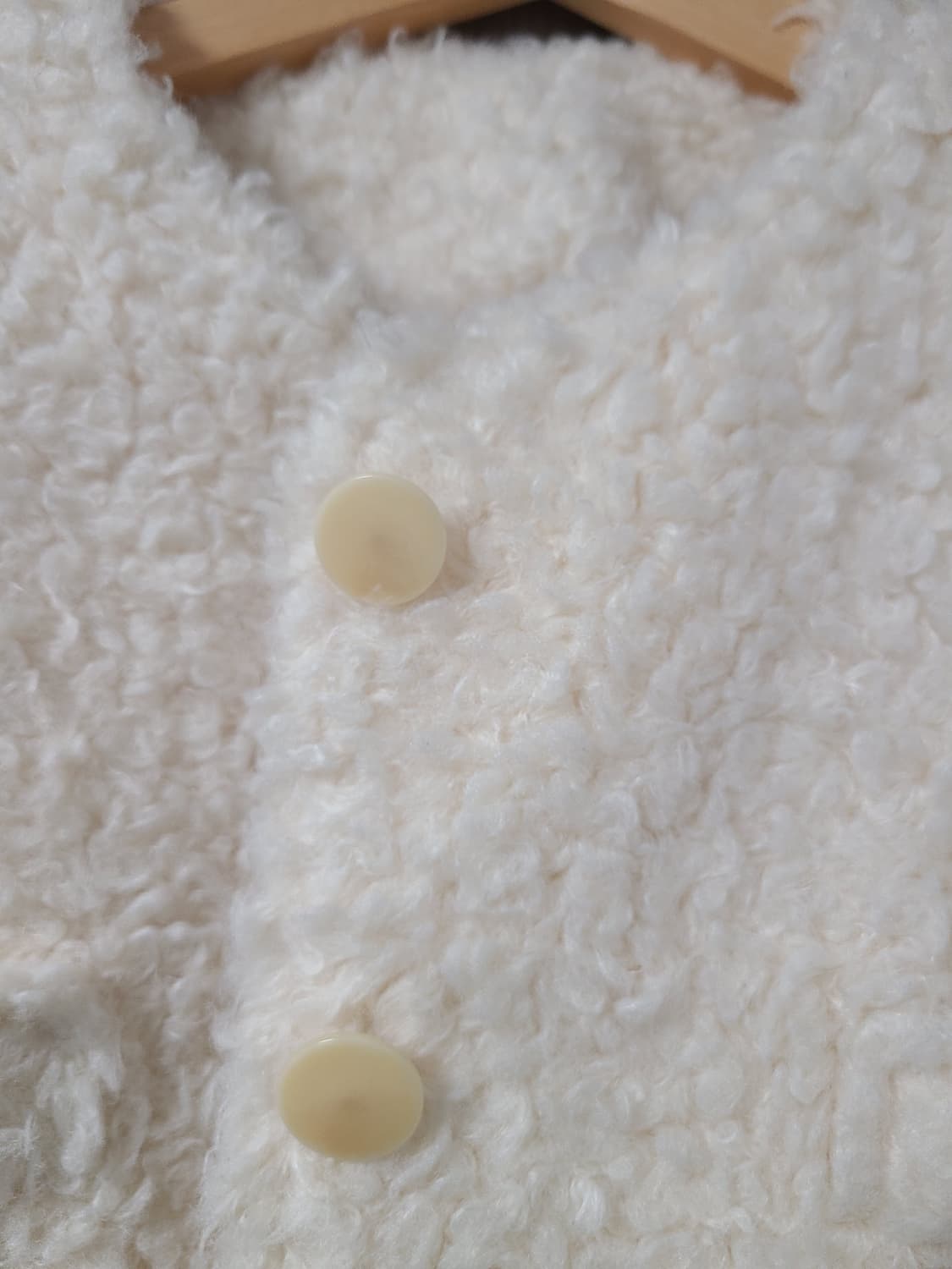 노이어덜트 뽀글이자켓 아이보리 상품이미지2