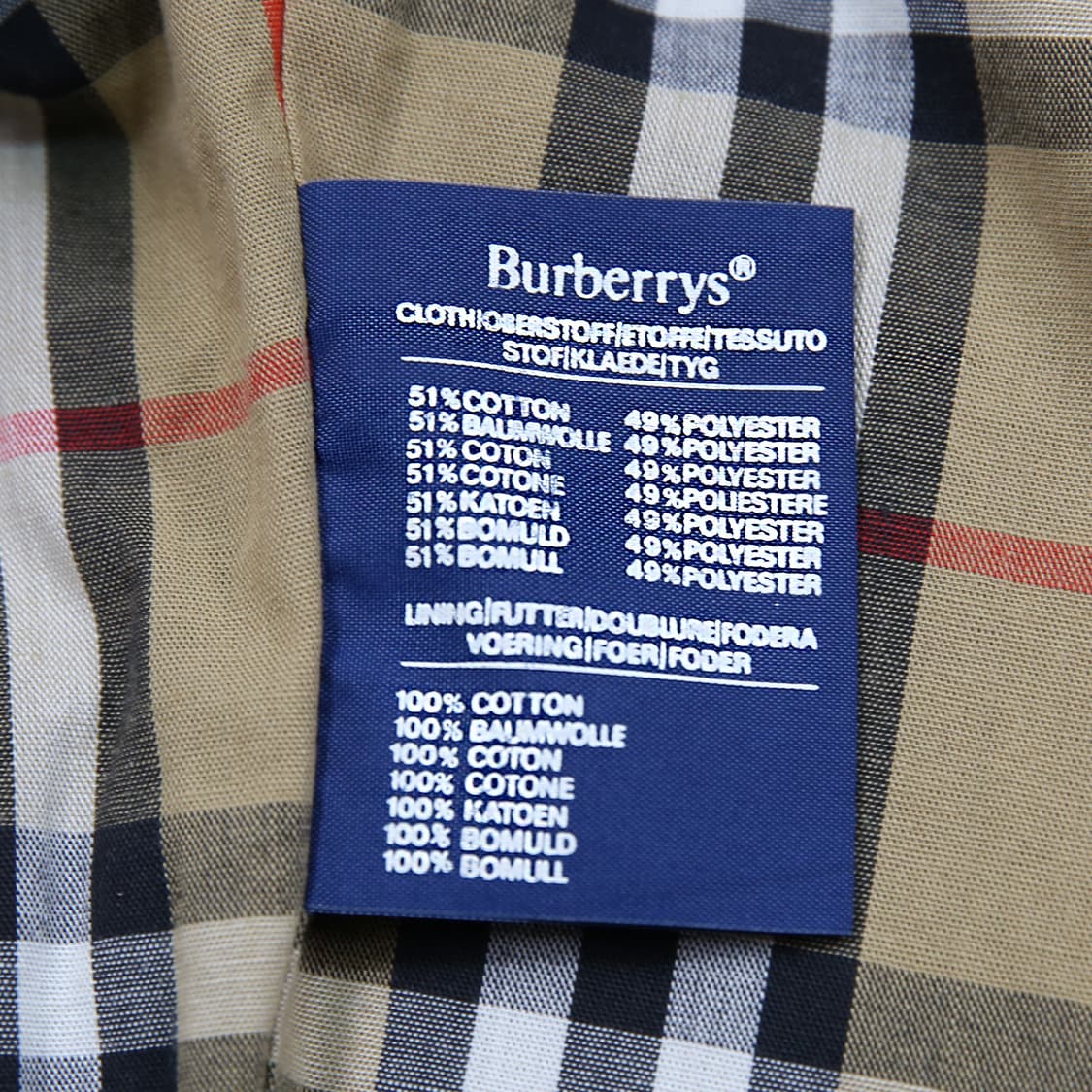 버버리 빈티지 블루종 해링턴 자켓 (100~105) (66-77) 상품이미지9